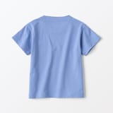 ベビー　あたまするっと　天竺編み刺繍入りポケット半袖Ｔシャツ