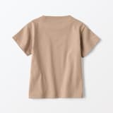 ベビー　あたまするっと　天竺編み刺繍入りポケット半袖Ｔシャツ