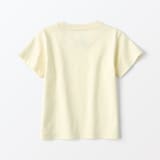 ベビー　あたまするっと　天竺編みクルーネック半袖Ｔシャツ　無地