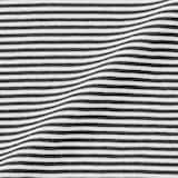 ベビー　あたまするっと　天竺編みクルーネック半袖Ｔシャツ　ボーダー