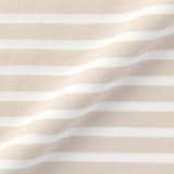 ベビー　あたまするっと　天竺編みクルーネック半袖Ｔシャツ　ボーダー