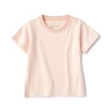 ベビー　あたまするっと　天竺編みクルーネック半袖Ｔシャツ　ボーダー