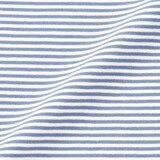 ベビー　あたまするっと　天竺編みクルーネック半袖Ｔシャツ　ボーダー