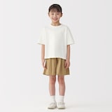 キッズ　太番手クルーネック五分袖Ｔシャツ