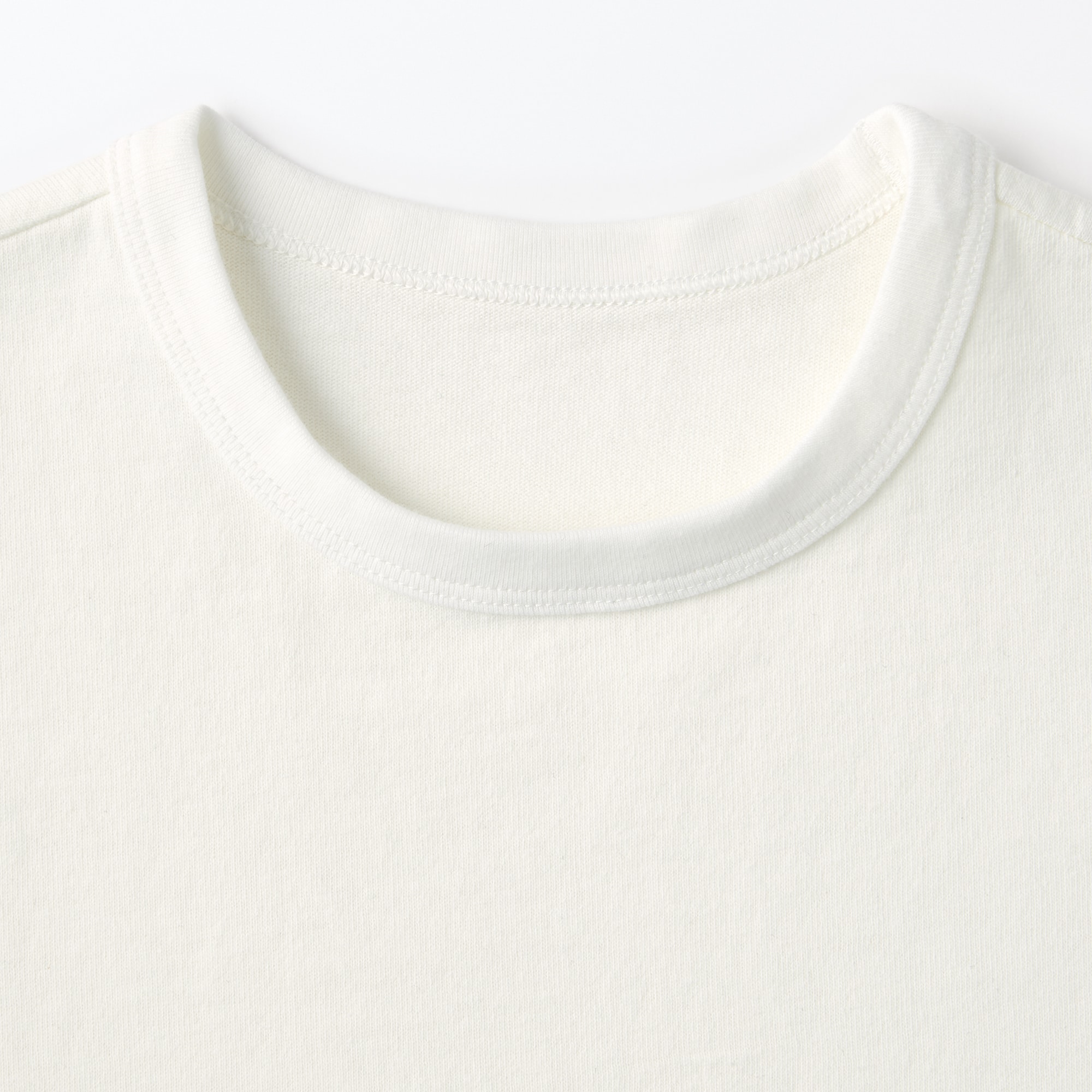 キッズ　太番手クルーネック五分袖Ｔシャツ