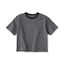 キッズ　太番手クルーネック五分袖Ｔシャツ