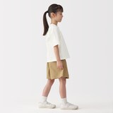 キッズ　太番手クルーネック五分袖Ｔシャツ