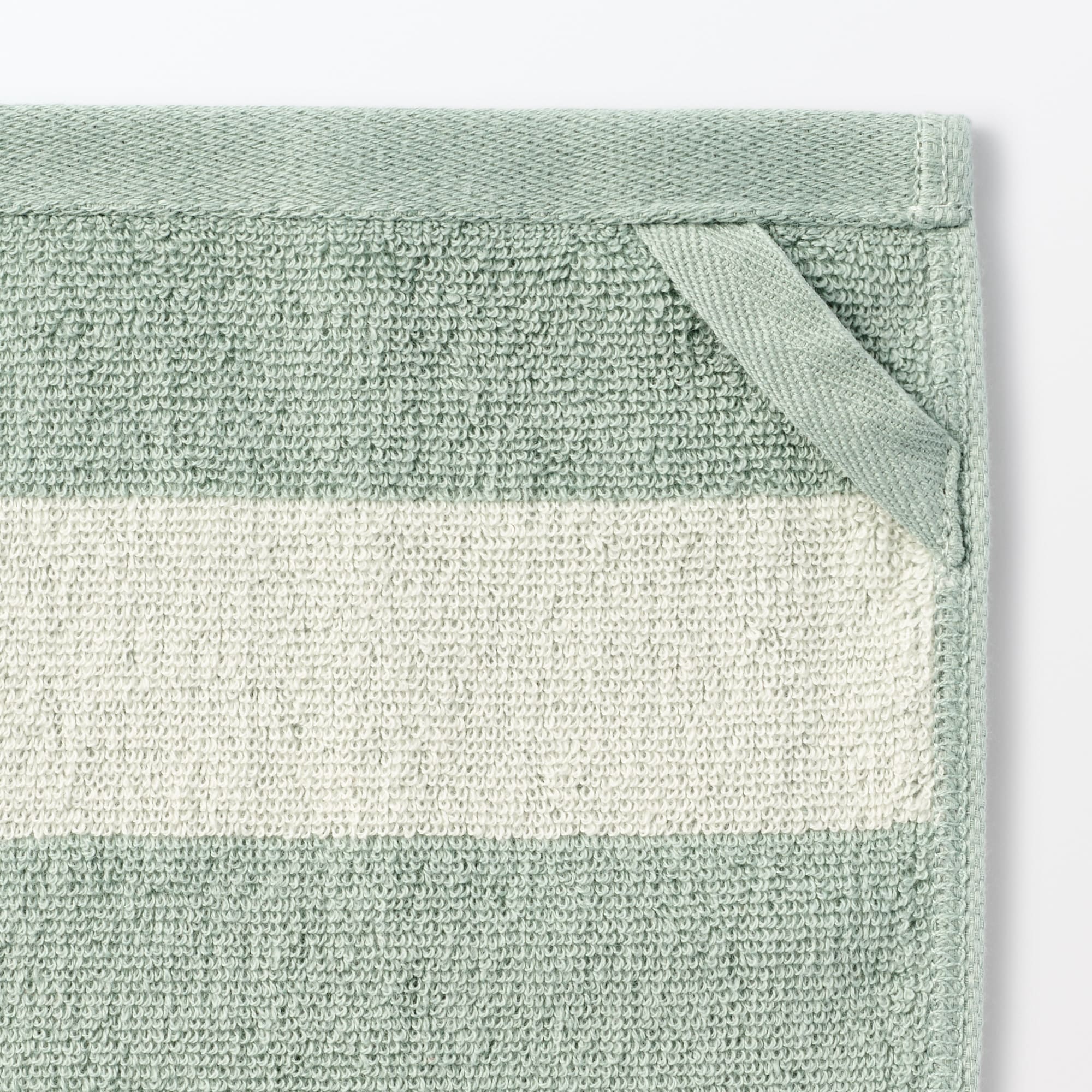 ふっくらパイルハンドタオルループ付き（柄）