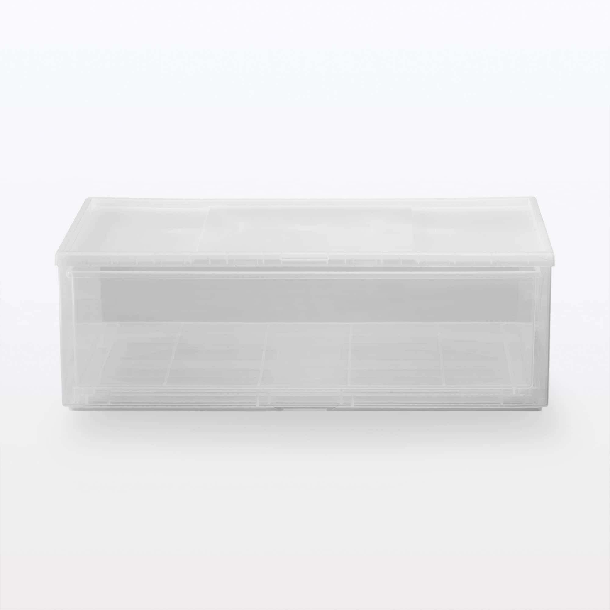 【宅送】ポリプロピレン　収納ケース　ワイド　　小