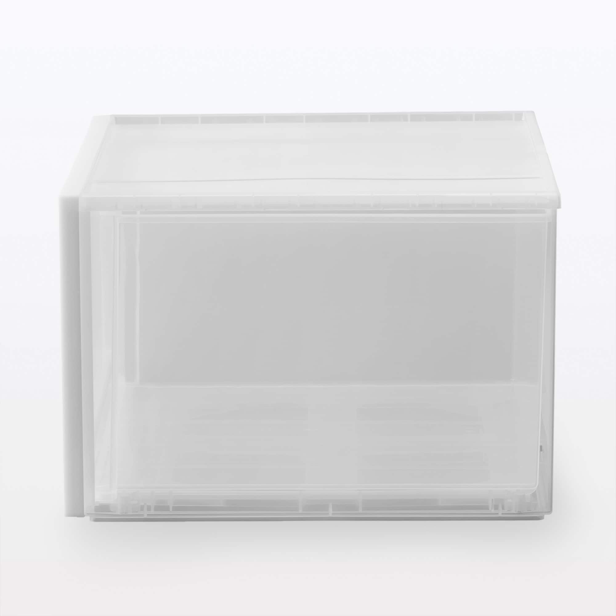 【宅送】ポリプロピレン　収納ケース　ワイド　　大