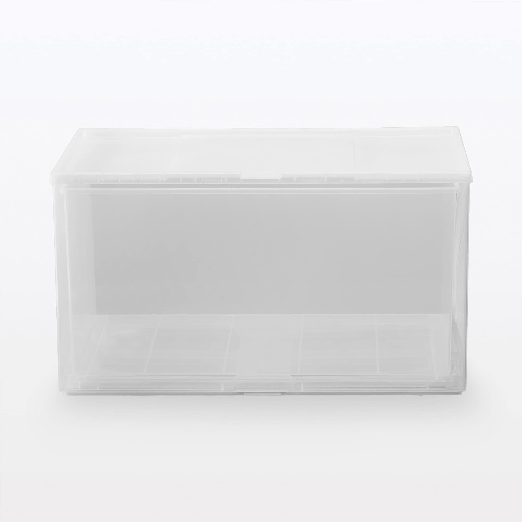 無印良品 ポリプロピレン 収納ケース ワイド 中 1箱（2個入