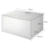 【宅送】ポリプロピレン　収納ケース　ワイド　　大