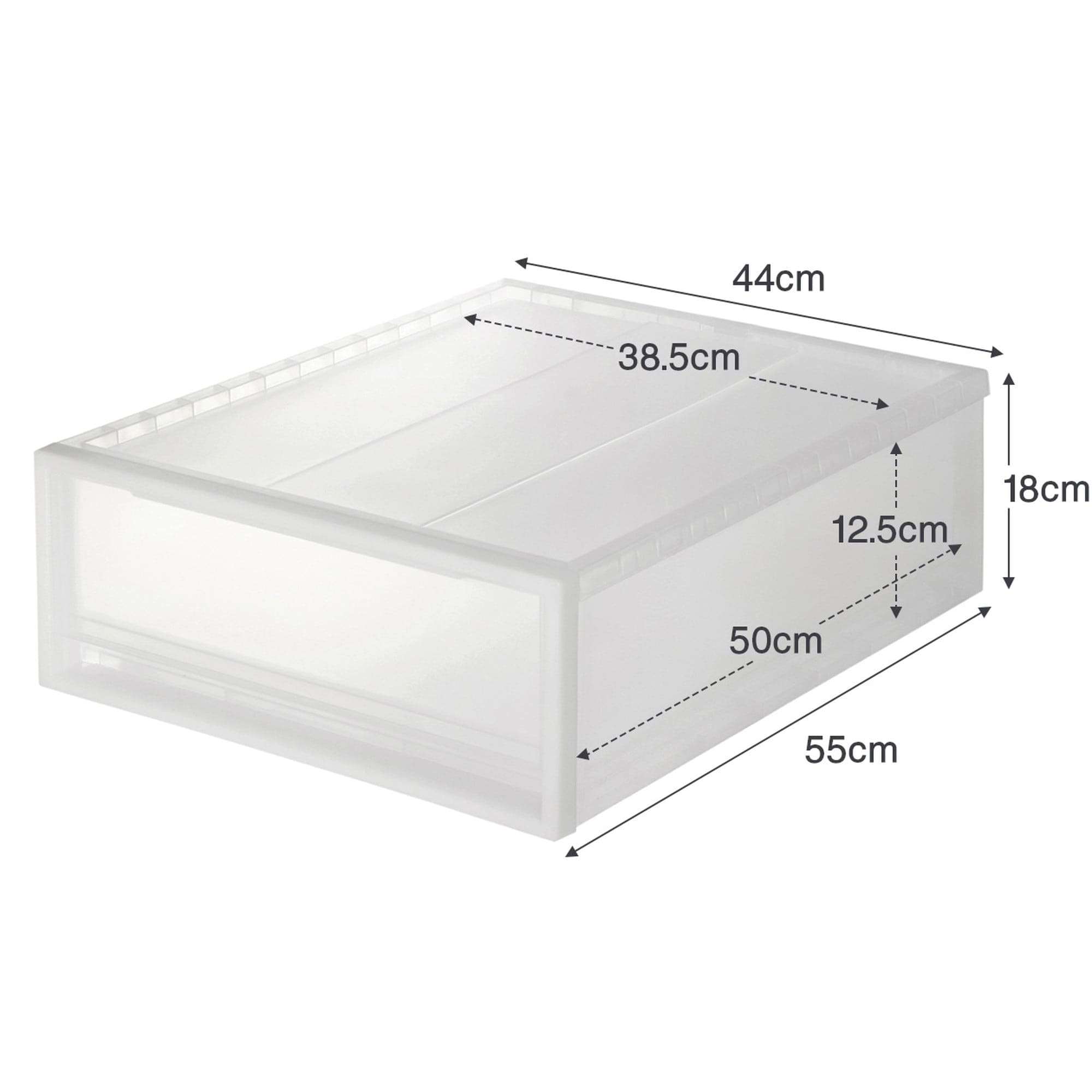 【宅送】ポリプロピレン　クローゼットケース　　小