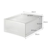 【宅送】ポリプロピレン　クローゼットケース　　中