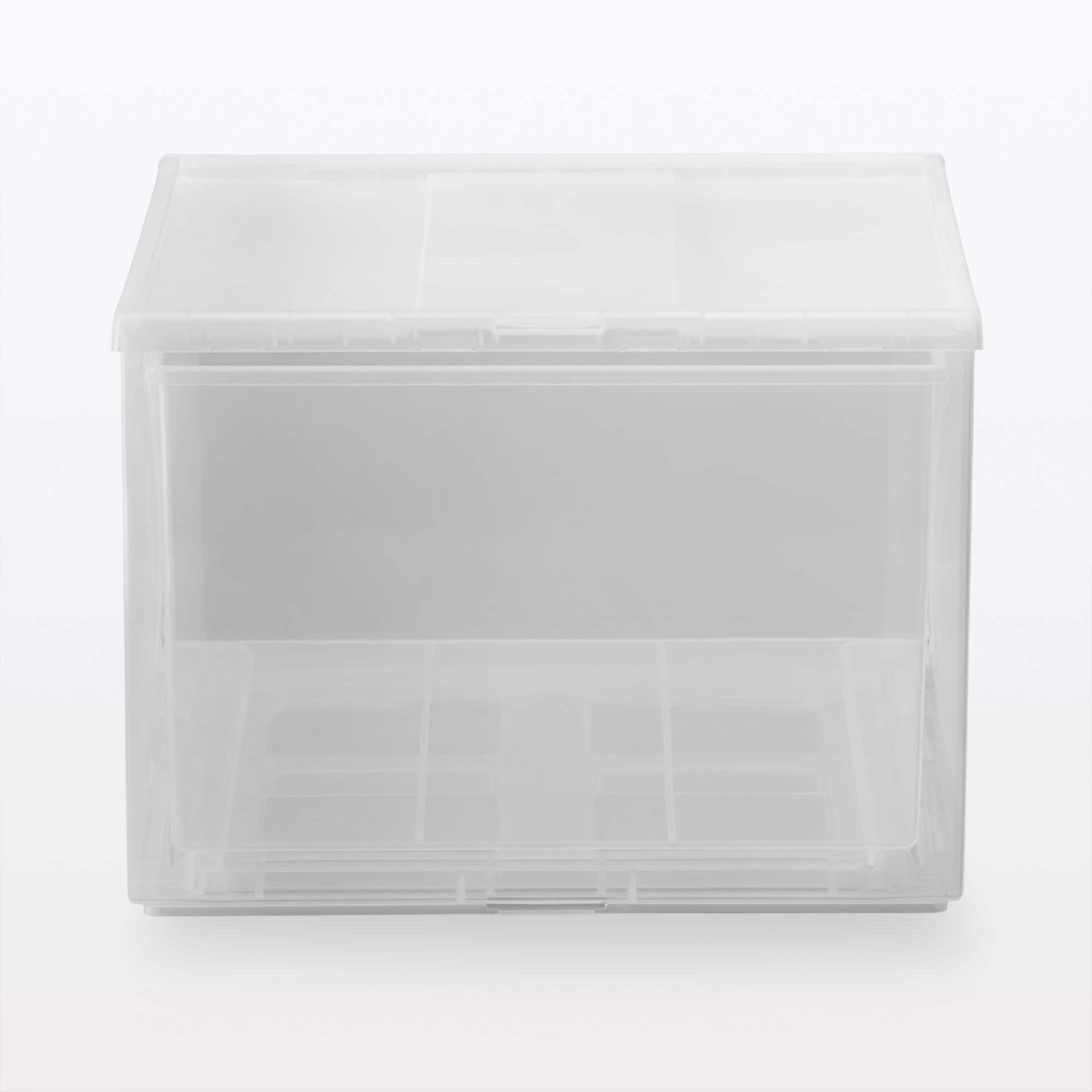 【まとめ買い】ポリプロピレン　収納ケース　　中