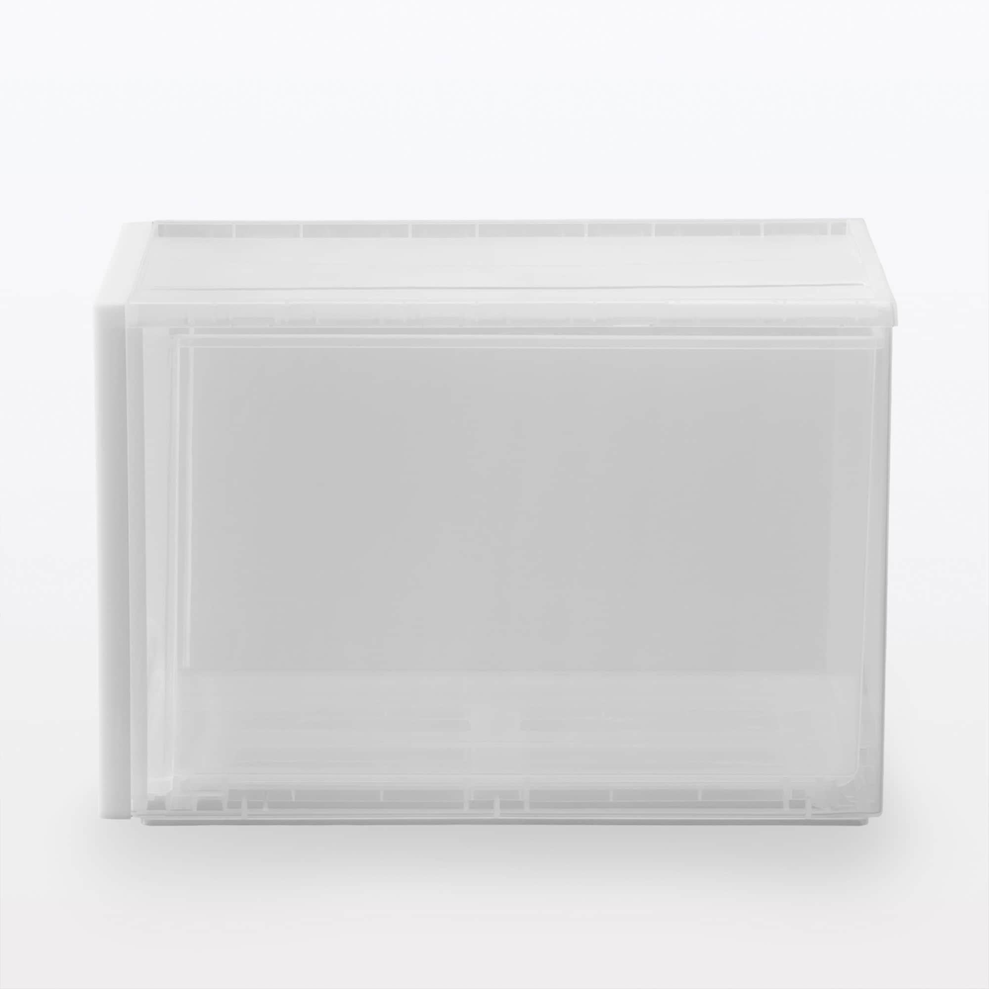 【まとめ買い】ポリプロピレン　収納ケース　　大