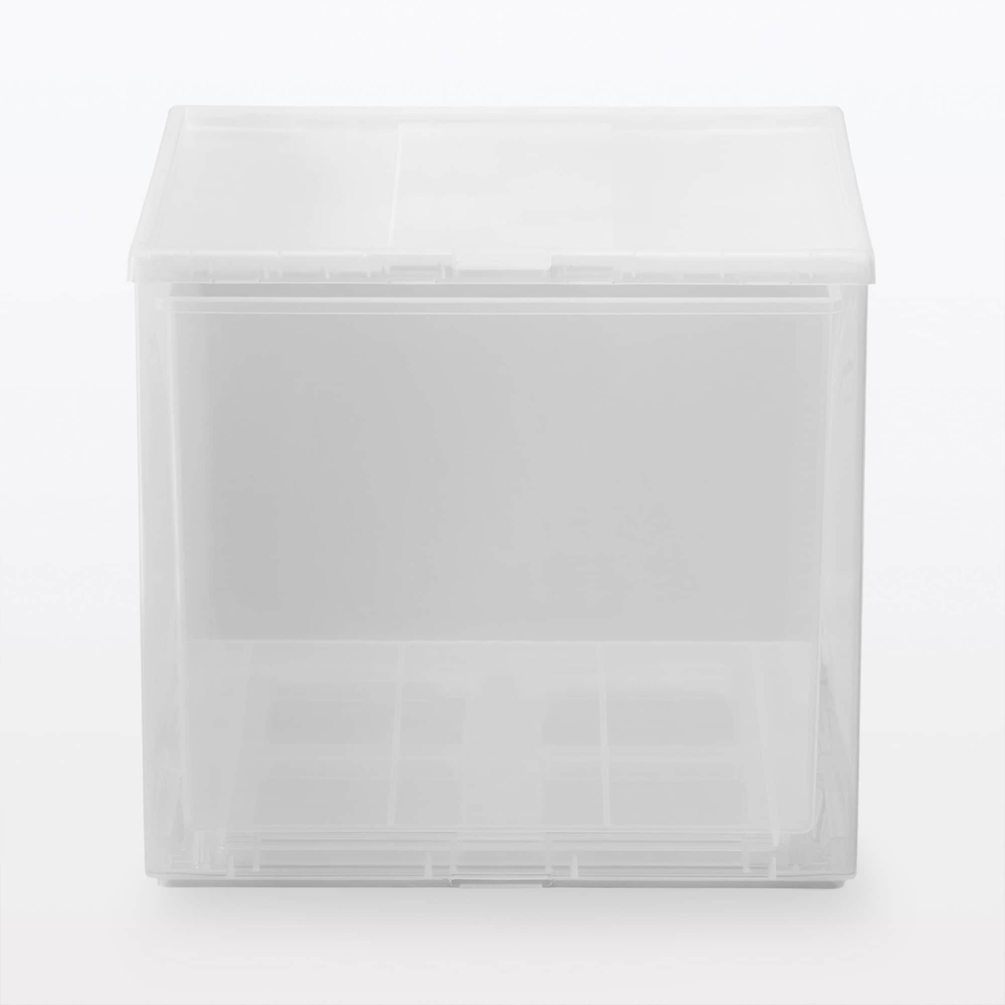 【まとめ買い】ポリプロピレン　収納ケース　　大