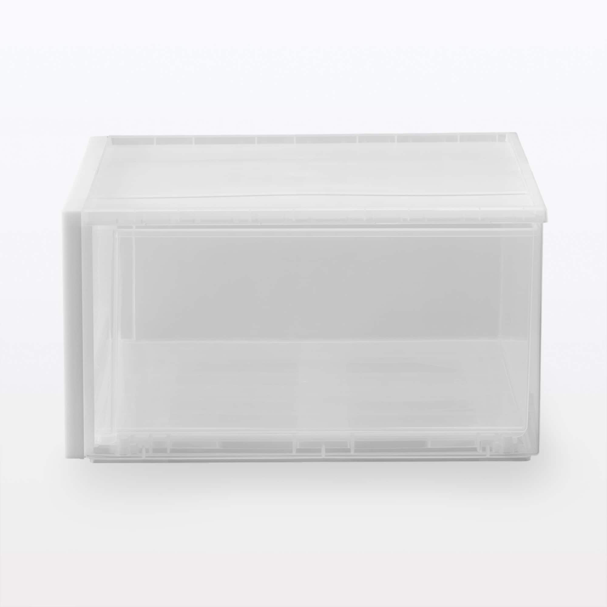 【まとめ買い】ポリプロピレン　収納ケース　ワイド　　中