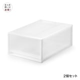 【まとめ買い】ポリプロピレン　クローゼットケース　　中