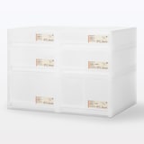 【まとめ買い】ポリプロピレン　小物収納ケース　中