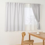 再生ポリエステル使い　ノンプリーツカーテン