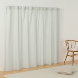 再生ポリエステル使い　ノンプリーツカーテン