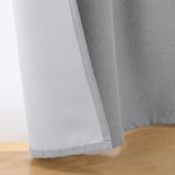 遮光性　ポリエステル平織りノンプリーツカーテン・２枚組