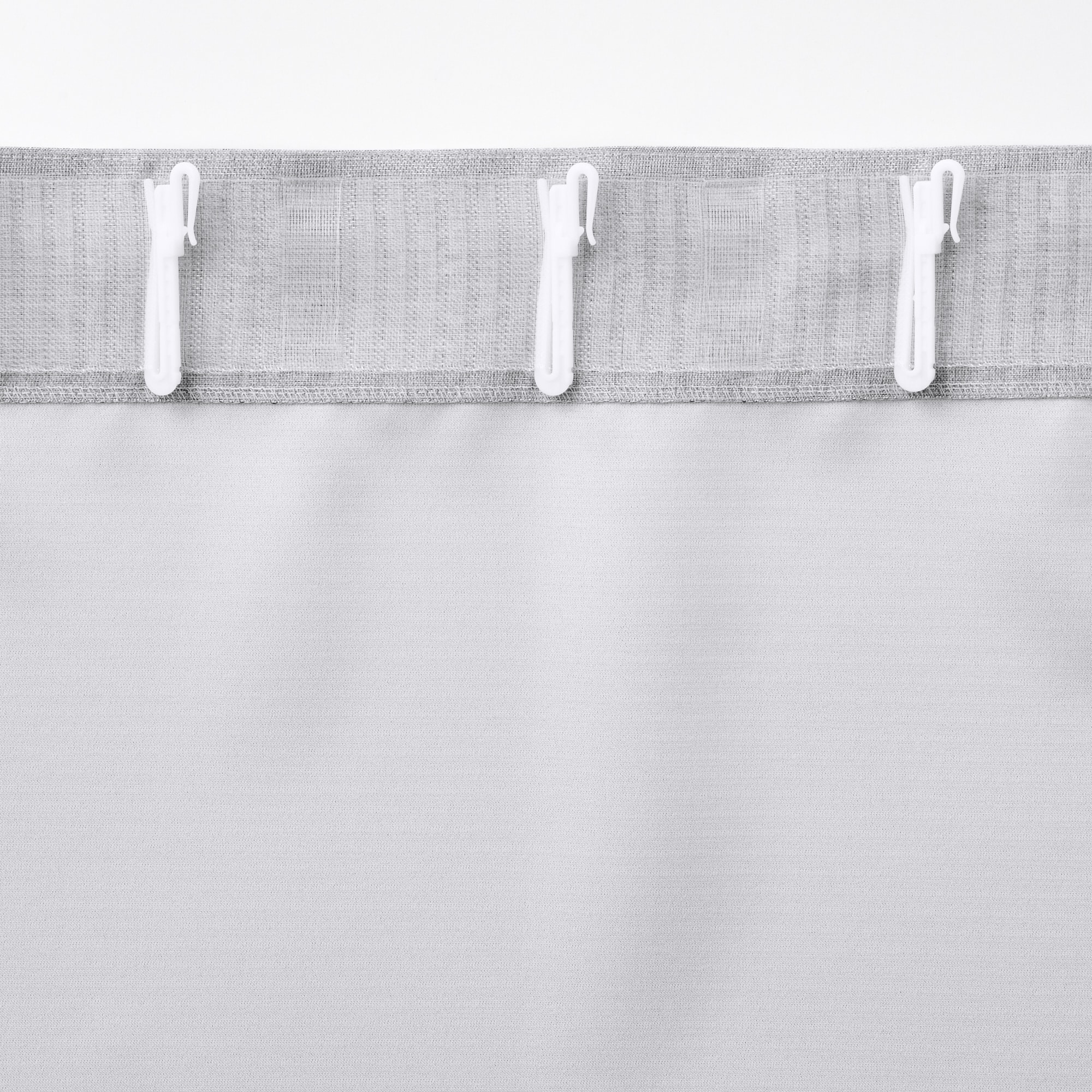 遮光性　ポリエステル平織りノンプリーツカーテン・２枚組