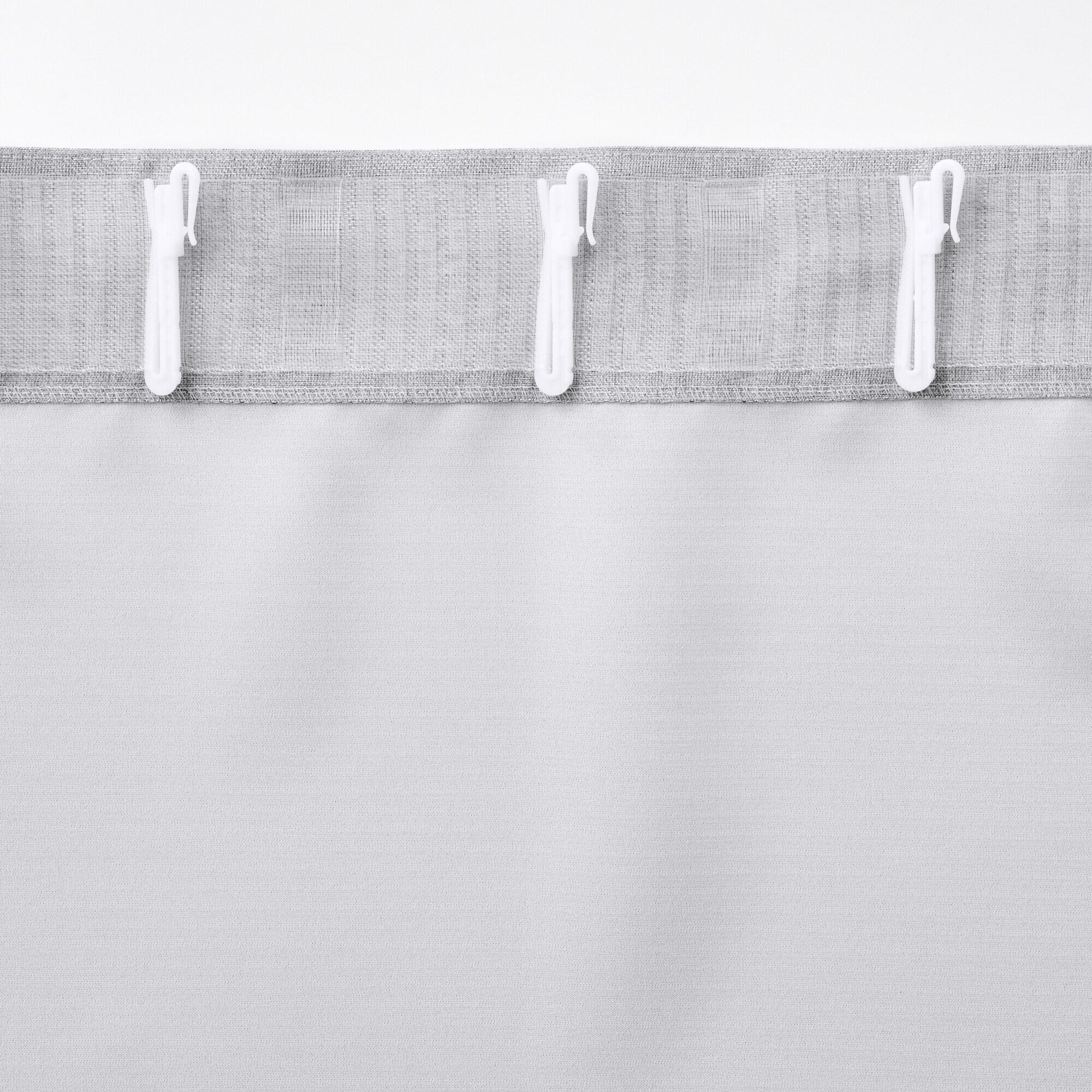 遮光性　ポリエステル平織りノンプリーツカーテン・２枚組