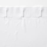 遮像　ポリエステルノンプリーツレースカーテン・２枚組