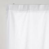 遮像　ポリエステルノンプリーツレースカーテン・２枚組