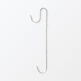 ステンレス横ブレしにくいダブルフック　ロングタイプ