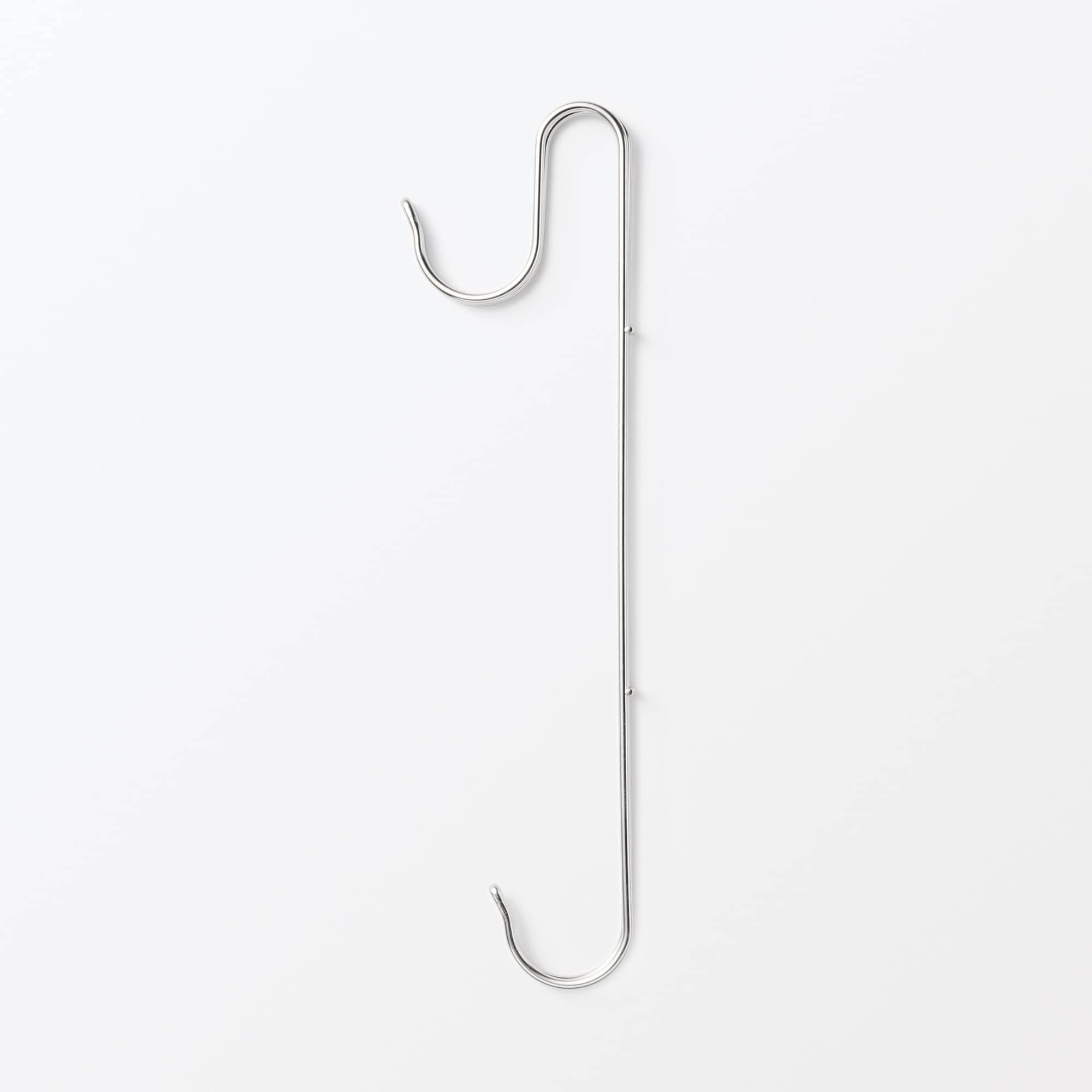 ステンレス横ブレしにくいダブルフック　ロングタイプ