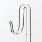 ステンレス横ブレしにくいダブルフック　ロングタイプ