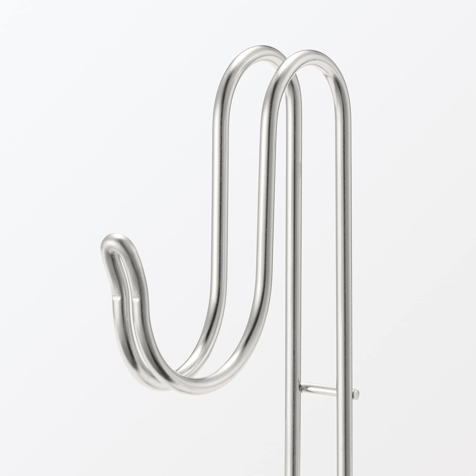 ステンレス横ブレしにくいダブルフック　ロングタイプ