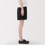 婦人　洗いざらし　ブロードショートパンツ