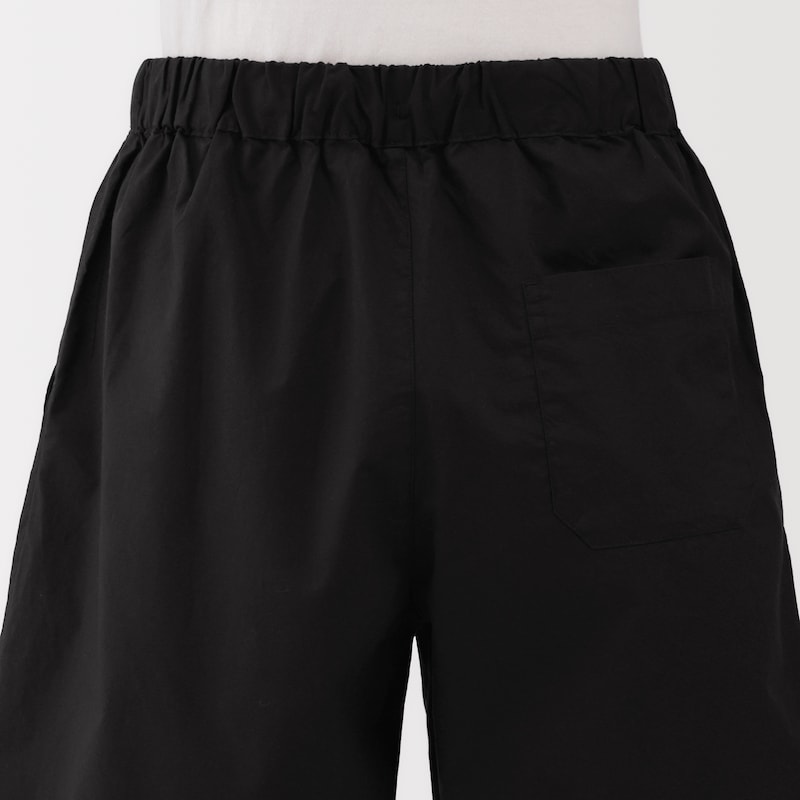婦人　洗いざらし　ブロードショートパンツ