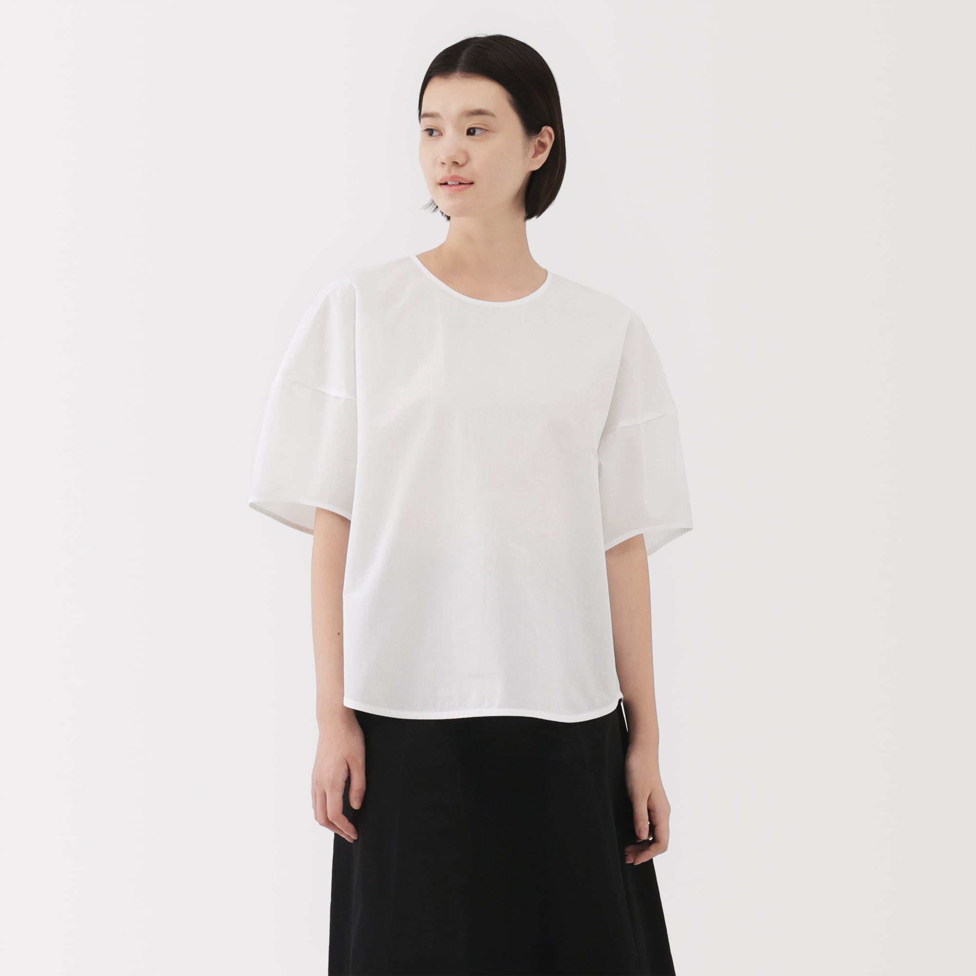 婦人　涼感　半袖ブラウス