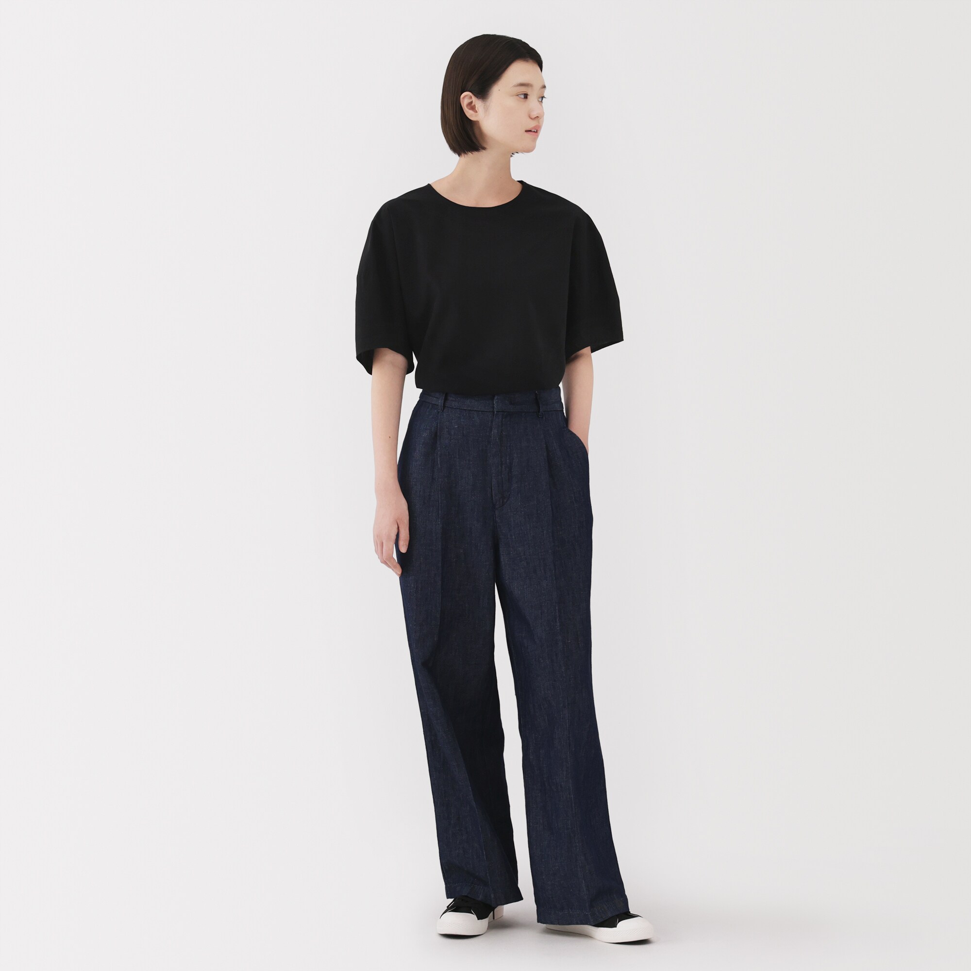 婦人　涼感　半袖ブラウス