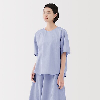 婦人　涼感　半袖ブラウス