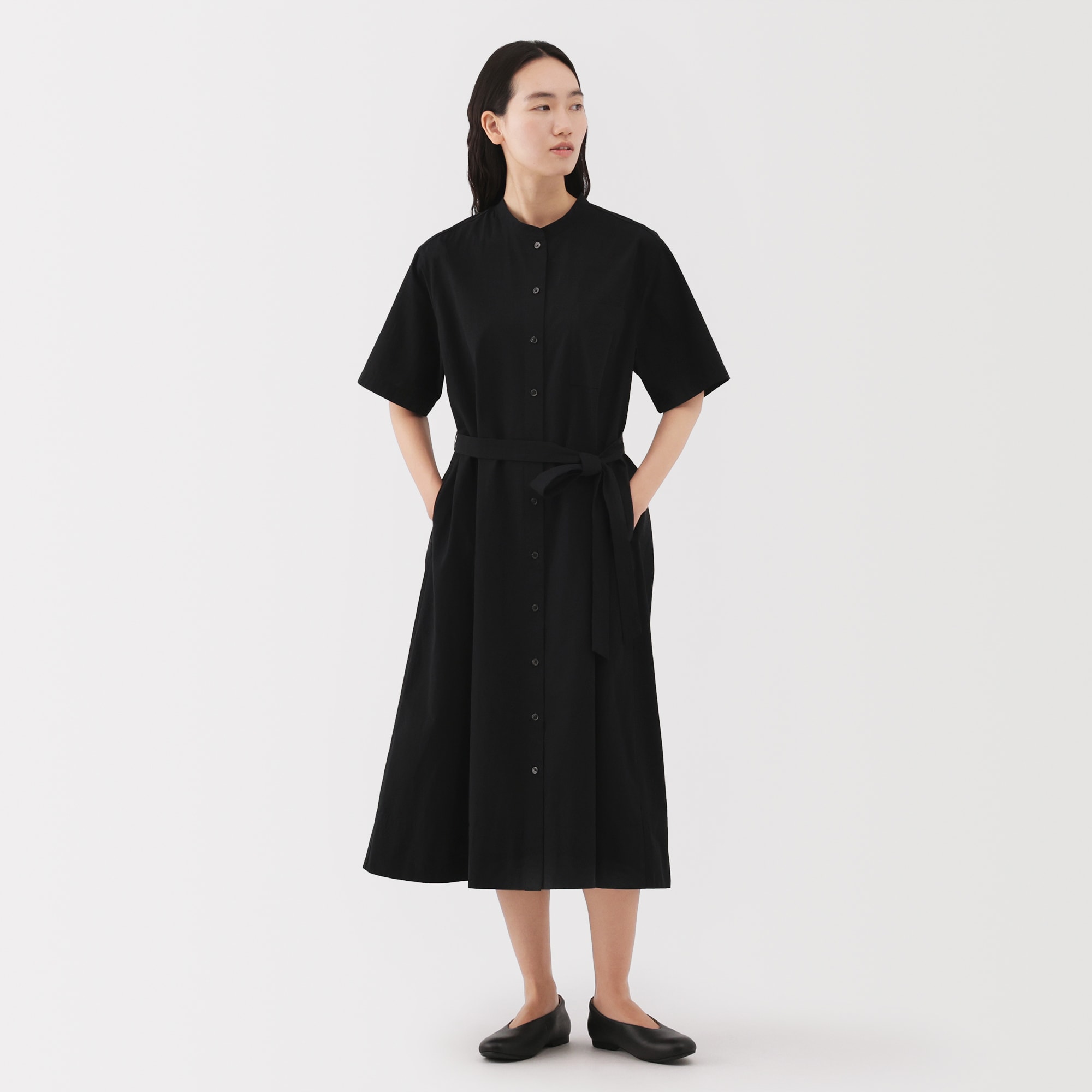 婦人 涼感 半袖シャツワンピース | 無印良品