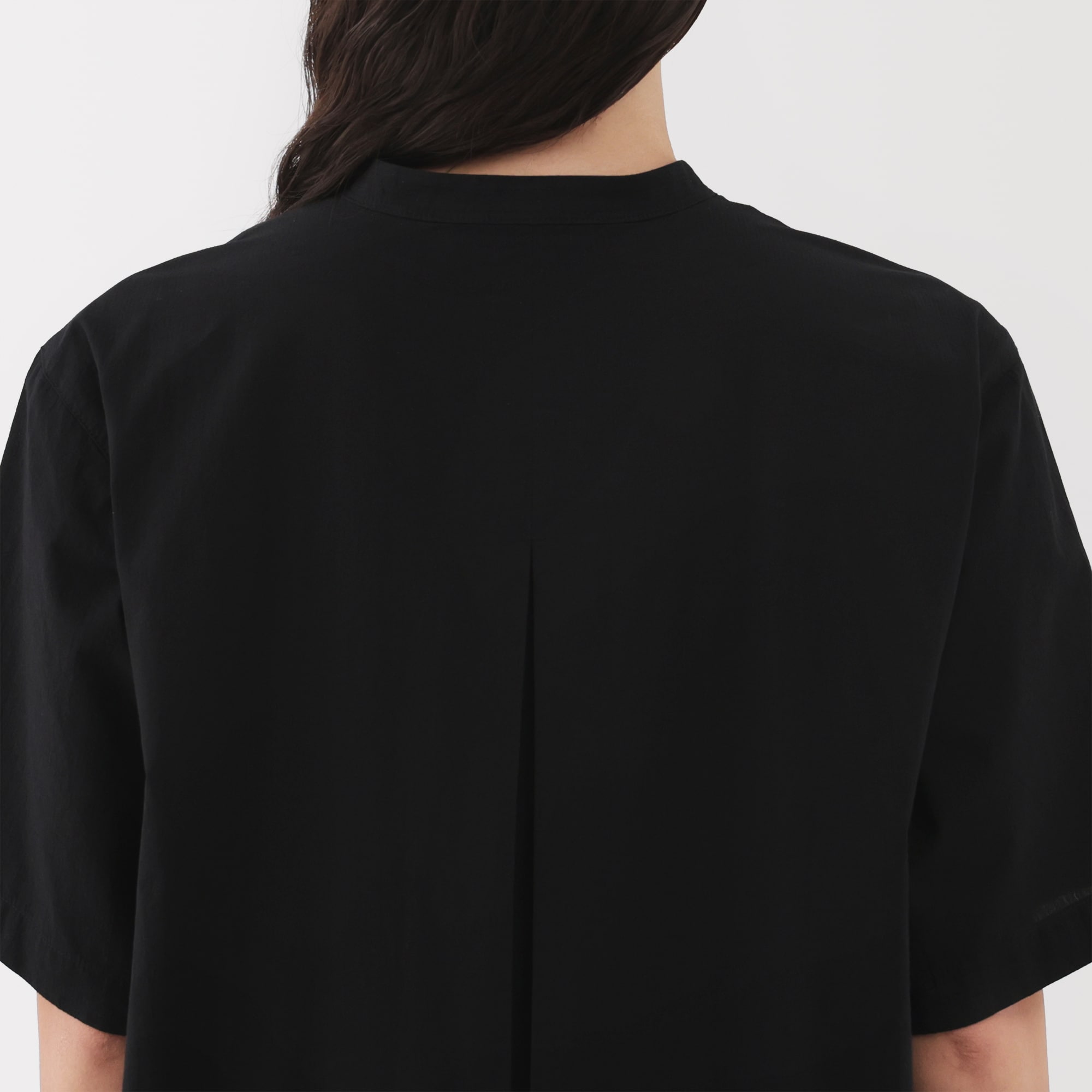 婦人　涼感　半袖シャツワンピース