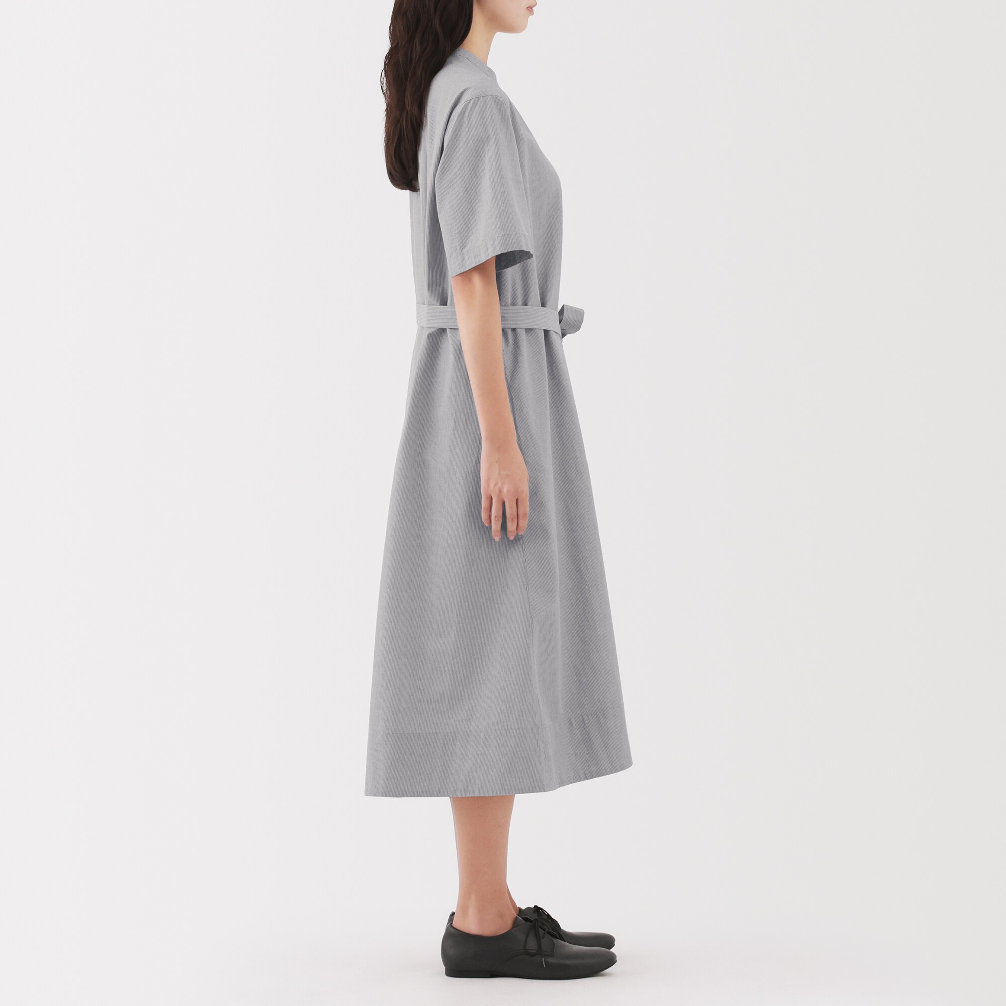 婦人 涼感 半袖シャツワンピース | 無印良品