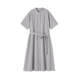 婦人　涼感　半袖シャツワンピース