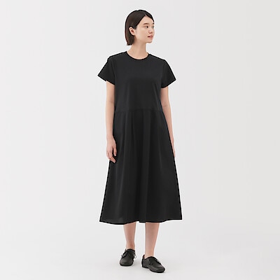 婦人　涼感　半袖ワンピース