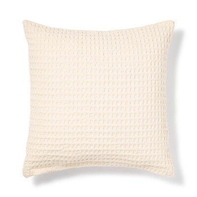 インド綿洗いざらしワッフル織クッションカバー　５５×５９ｃｍ用