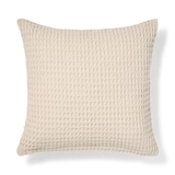 インド綿洗いざらしワッフル織クッションカバー