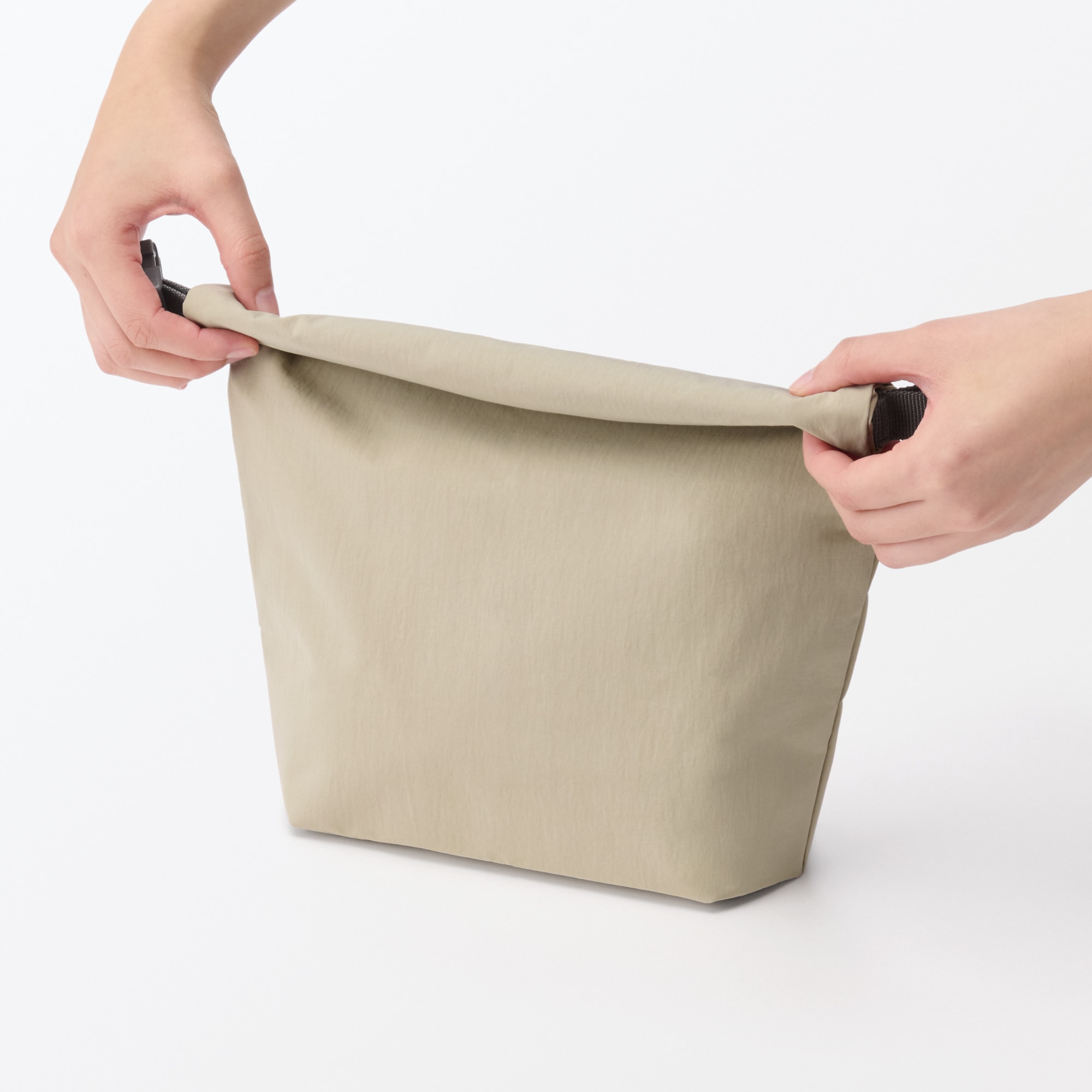 高さが変えられる　ランチバッグ　ロールトップタイプ　大