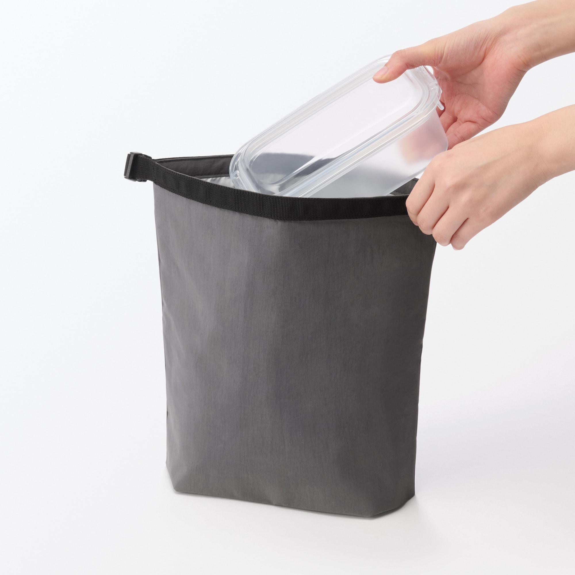 高さが変えられる　ランチバッグ　ロールトップタイプ　大