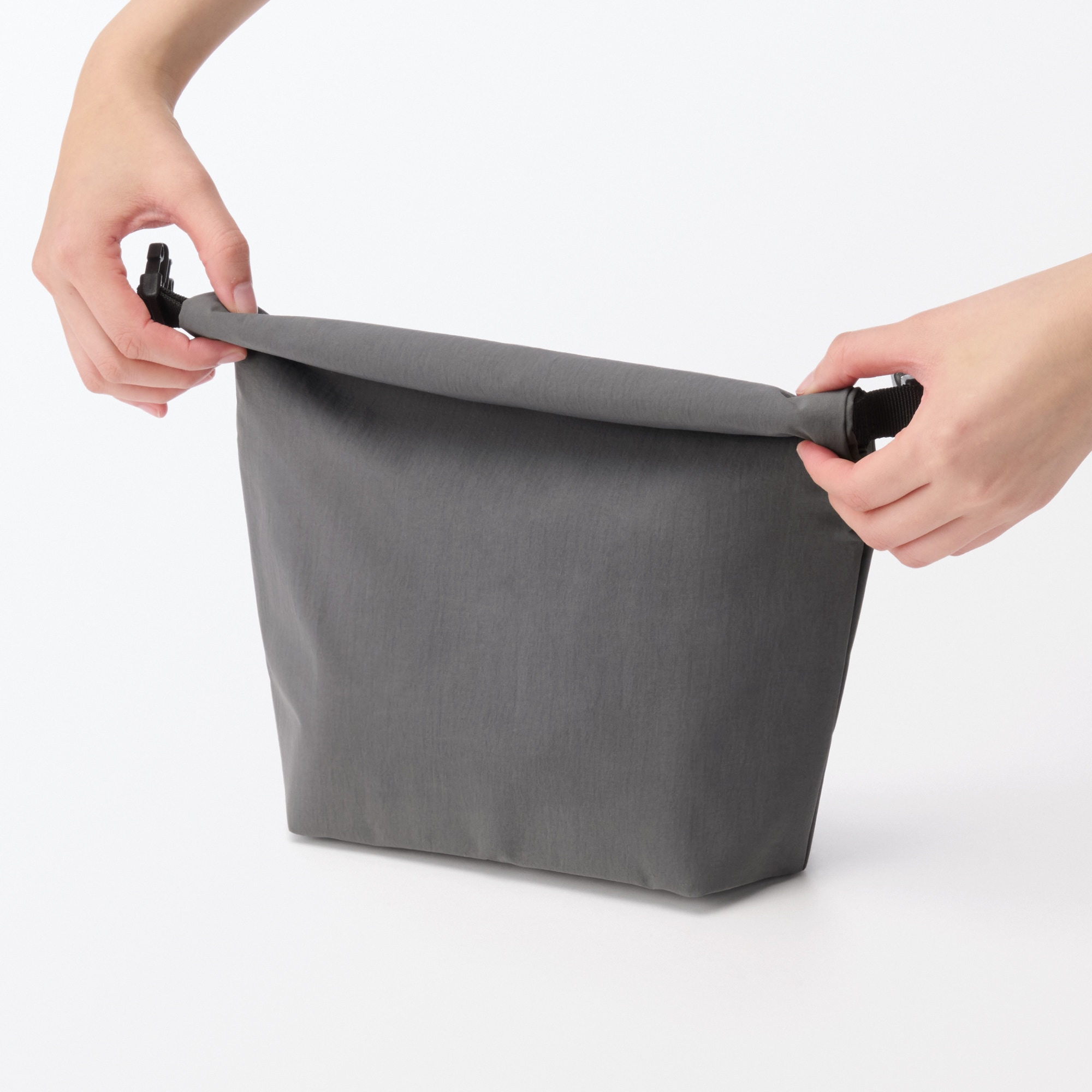 高さが変えられる　ランチバッグ　ロールトップタイプ　大